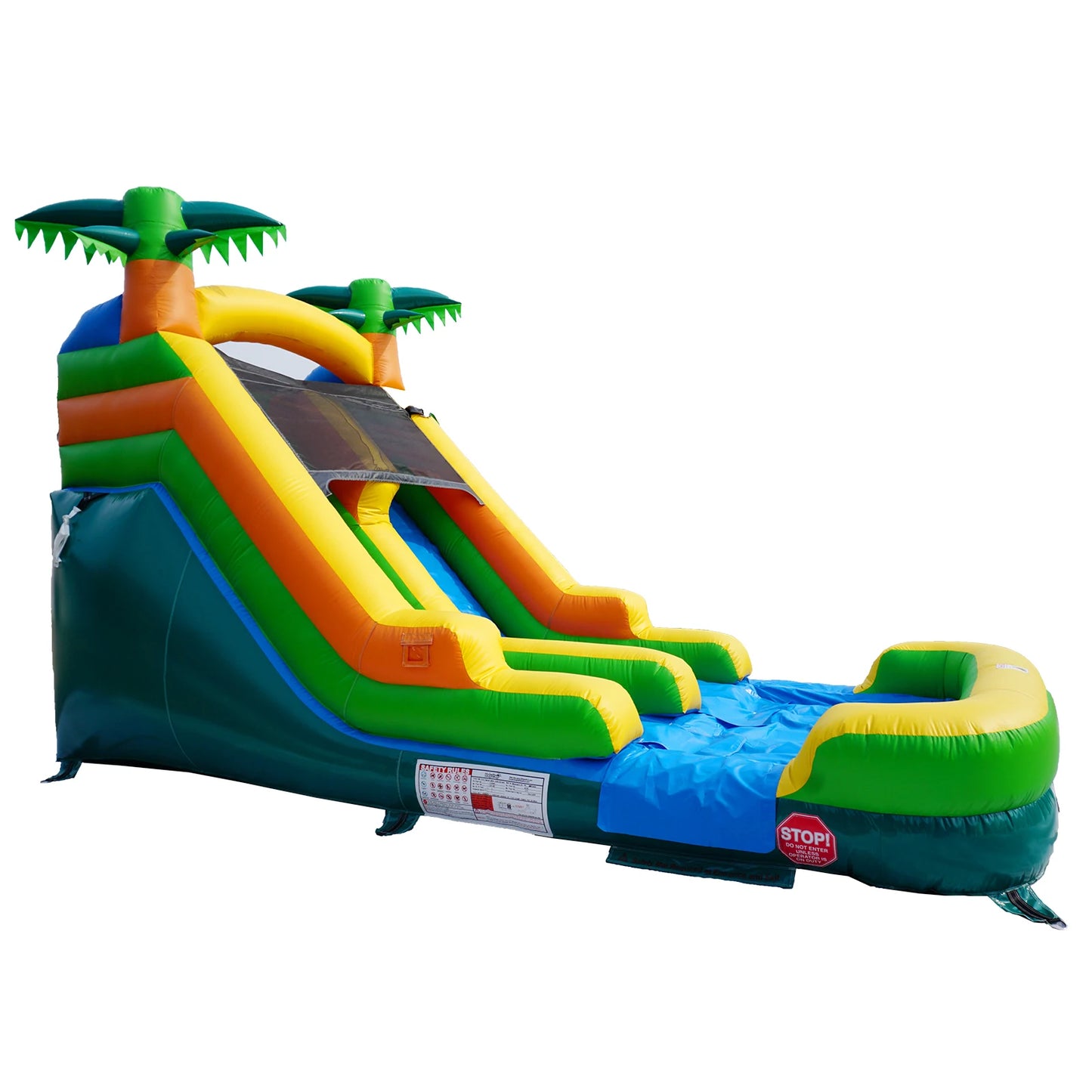 Inflatable Commercial Water Slide Bounce House for Kids or Adults,High Slide with Shallow Pool,Backyard,Outdoor 20' x 9.4'x 13’