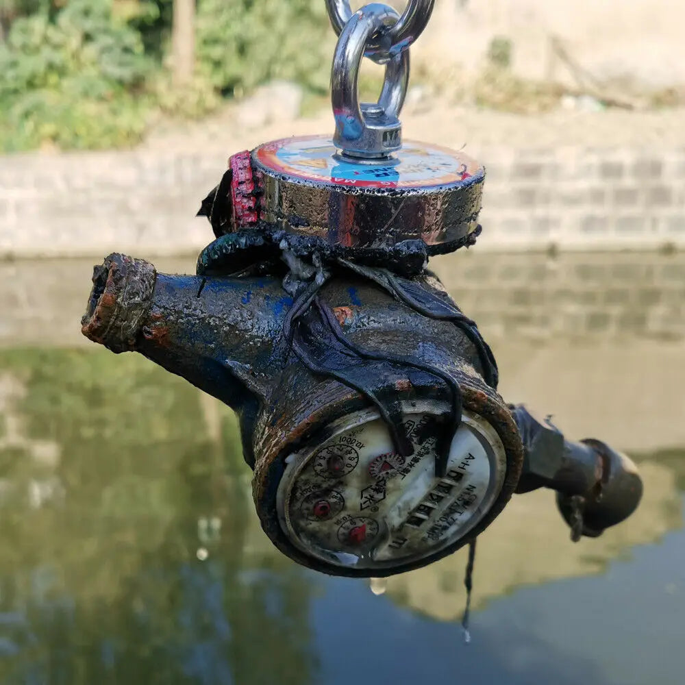 400lbs Strong Fishing Magnet Kit N52 Rare Earch 20M Rope Underwanter Metal Ring Neodymium Magnetic