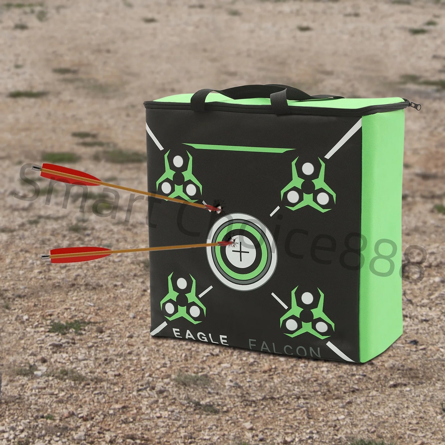 Archery Target Bag Portable Bow Target Water Resistant Archery Targets Refillable with Carrying Handle Training Accessories