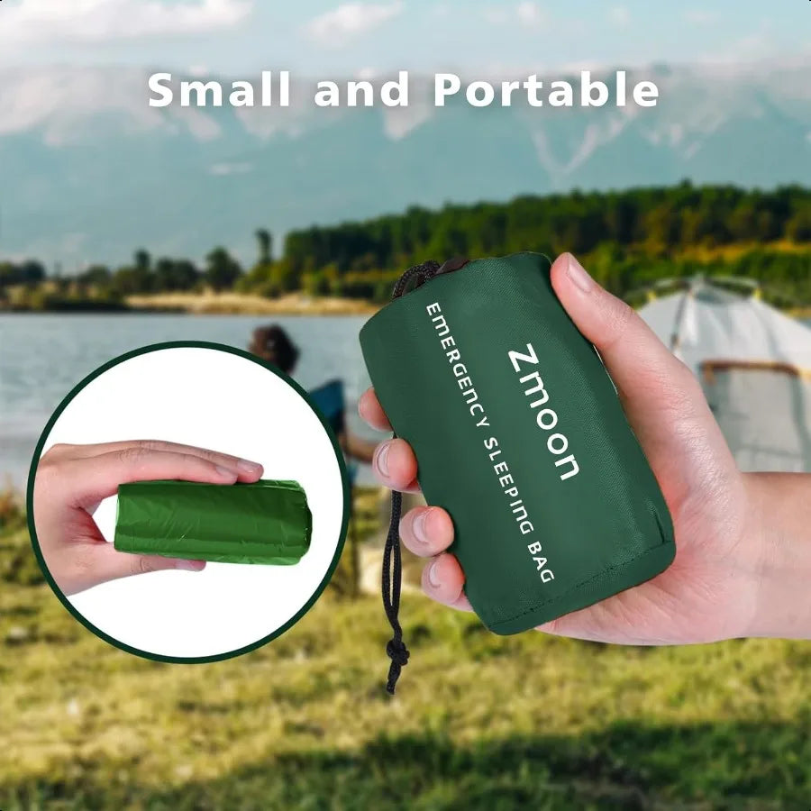 Emergency Sleeping Bag Survival Bag Portable Waterproof Thermal Bivy Sacks Bivvy Bags Camping Mylar Sleeping Bag Survival Gear